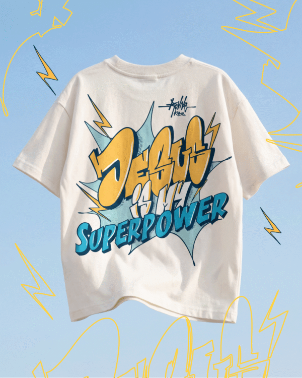 Jesus Is My Super Power - Kids Relaxed Fit